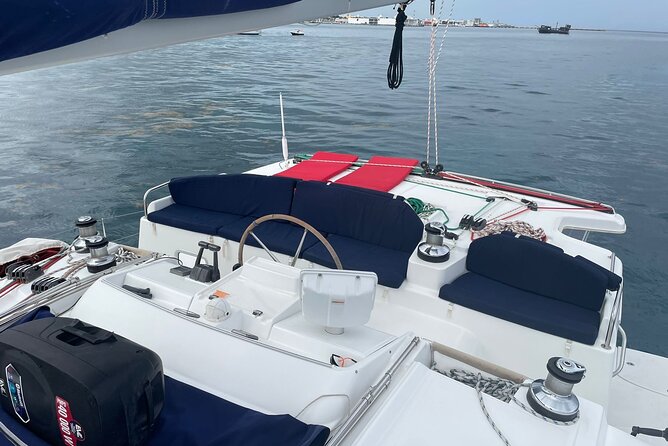 5 Hr Private Catamaran Cruise with lunch and drinks to 15-20 ppl - A private Cozumel boat day, not a fixed group excursion