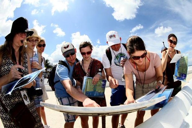 Amazing Cozumel Race: Small-Group Tour and Scavenger Hunt - Reading the first clue and choosing your team role