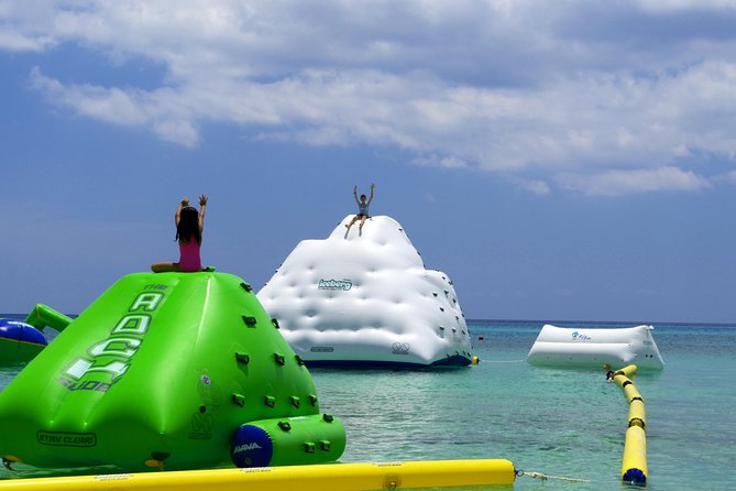 Aquatic Park at Mr. Sanchos Beach Club - The inflatable course is the main event