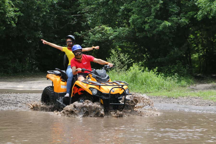 ATV Adventure to Jade Cavern Double - Riding from Cozumel’s roads into the jungle