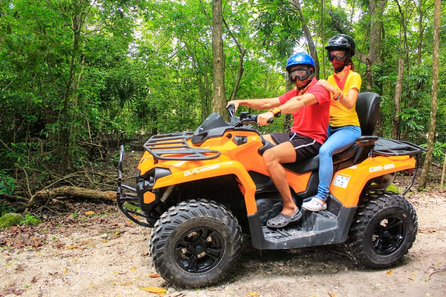 ATV Adventure to Jade Cavern Double - Getting there from the meeting point