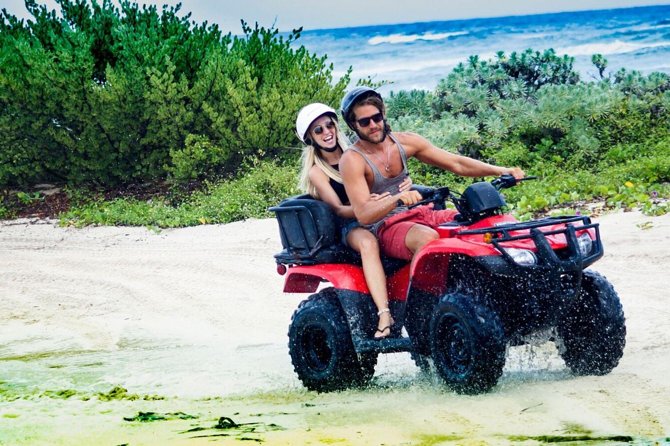 ATV Seashore + Cenote Combo: Mezcalitos & Mayan Cenote Experience - Mezcalitos and the rough east coast