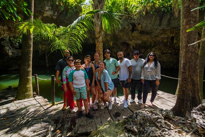 ATV to Jade Cavern, Mud Trails, Snorkel and Lunch with Open Bar - Reaching Jade Cavern and choosing the cliff jump