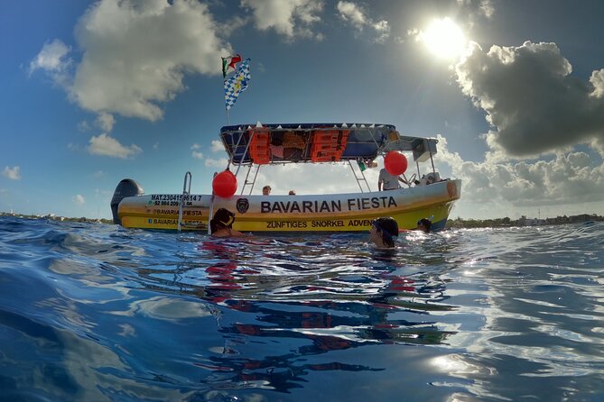 Bavarian Fiesta Snorkel Activity in Glass Bottom Boat at San Miguel de Cozumel - The glass-bottom boat: useful, but do not overexpect it