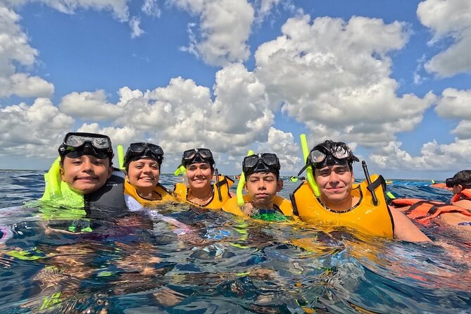 Catamaran in Cozumel with snorkeling at El Cielo and open Bar - A festive afternoon aboard a double-deck catamaran