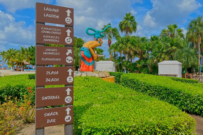 Chankanab Park Admission +Open bar +Lunch included +Snorkeling - Getting from the cruise port to the park
