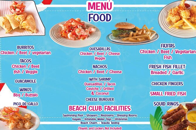 Chula’s All Inclusive Beach Pass with Transport - The swing bar and pool set the tone
