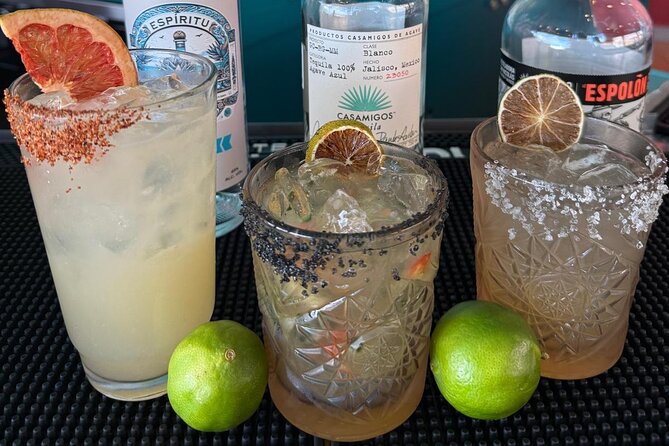 Cocktail Making in Cozumel Mexico - Learning to make three margaritas