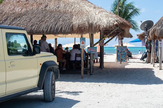 Cozumel 4x4 Adventure Punta Sur and Virgin Beach All Inclusive - Virgin Beach changes the mood