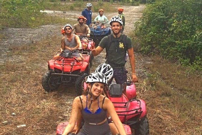 Cozumel ATV Jungle Adventure and Snorkeling with Lunch - ATV riding through mud, rocks, and water