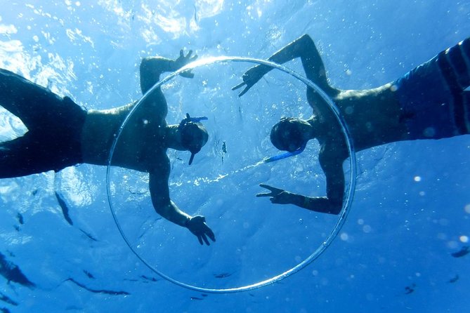 Cozumel Catamaran Snorkeling Tour & lunch - Sailing out from Playa Mia