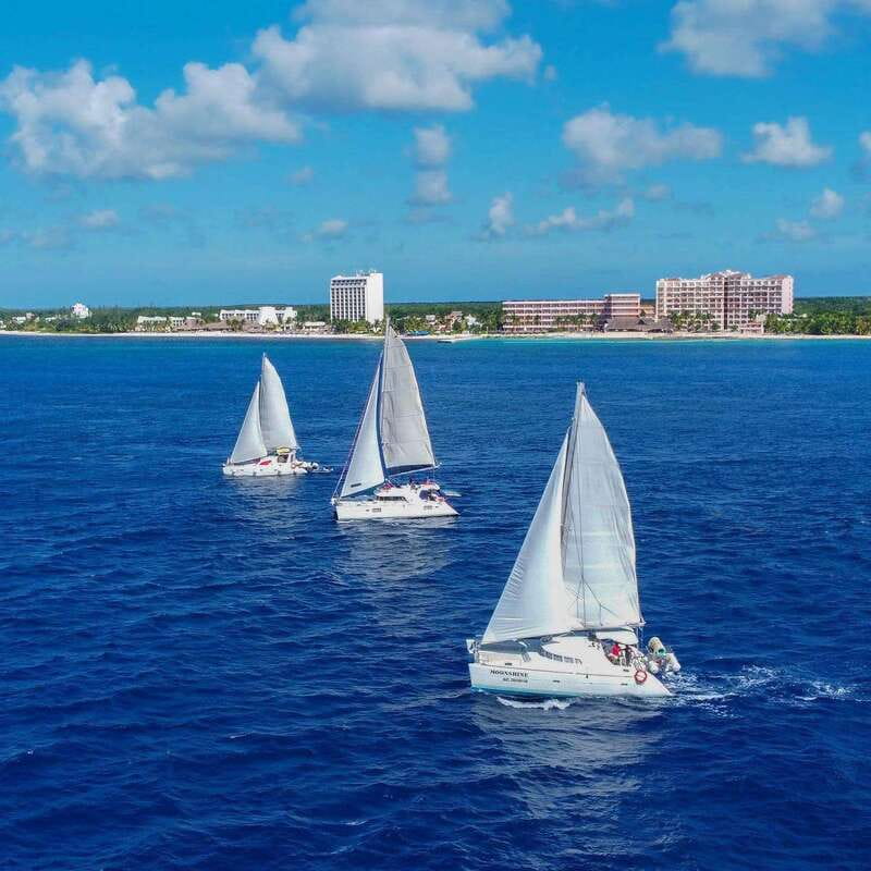 Cozumel: Catamaran Tour To Isla de la Pasión - Arriving at Isla de la Pasión