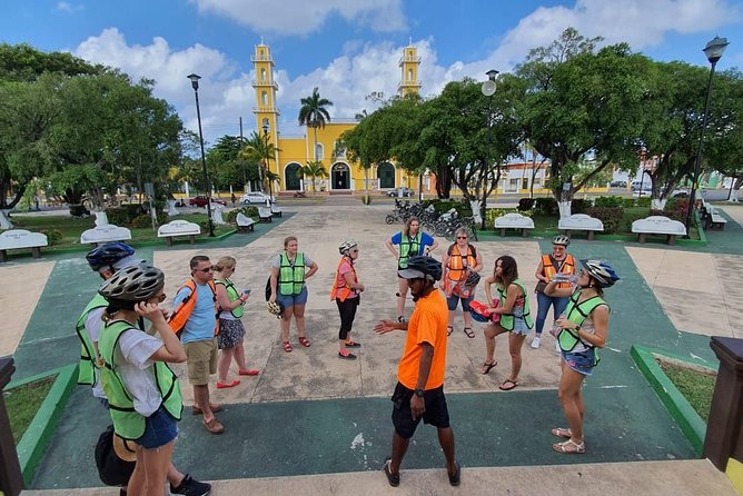 Cozumel: City Tour by E-bike - Monumento a la Hispanidad and the Mayan pyramid