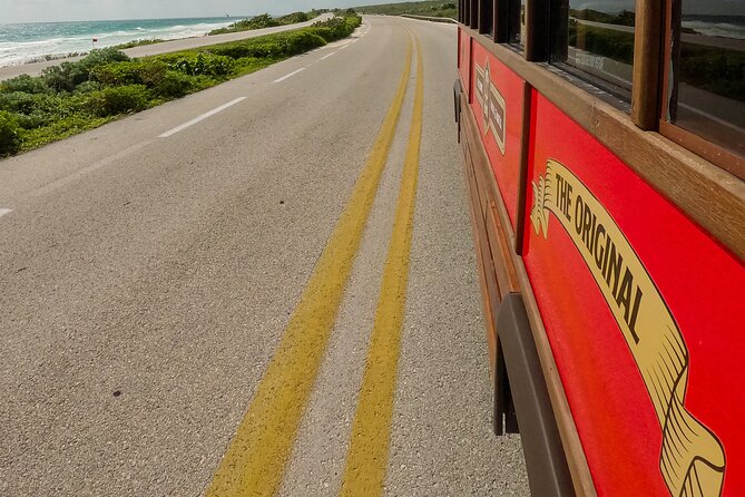 Cozumel City Tour By Trolley - The ride toward the bay and the possible beach stop
