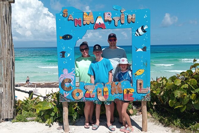 Cozumel Jeep Adventure Natural Cenote & Mayan Experience OTOCH - San Martin Beach pairs Caribbean views with ceviche