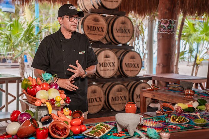 Cozumel: KUZÁ Beach Day, Buffet, Open Bar & Mexican Flavors Class - Mexican Music, Games, and Cultural Activities