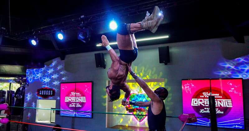 Cozumel: Mexican Lucha Libre Experience! Classic Package - Inside the shared arena
