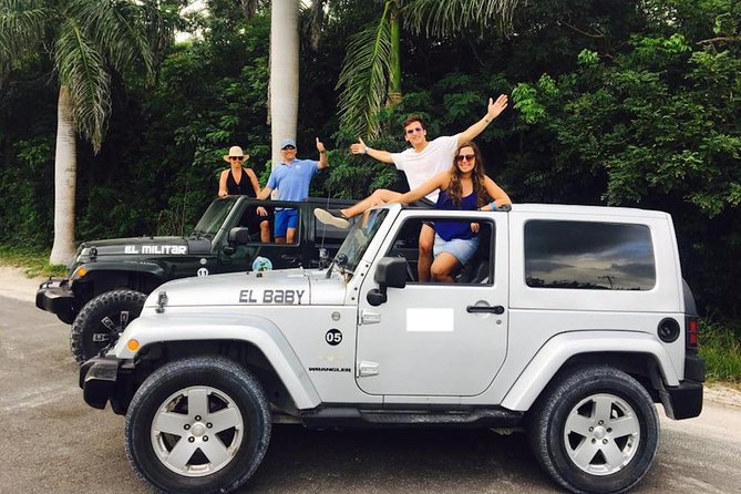 Cozumel Private Jeep Tour with Snorkeling Experience and Lunch - El Mirador gives you the classic Cozumel photo