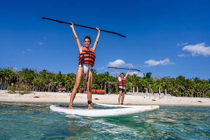 Cozumel: VIP Access Pass at KUZÁ Beach & Adventure Park - Music, games, and cultural shows between swims