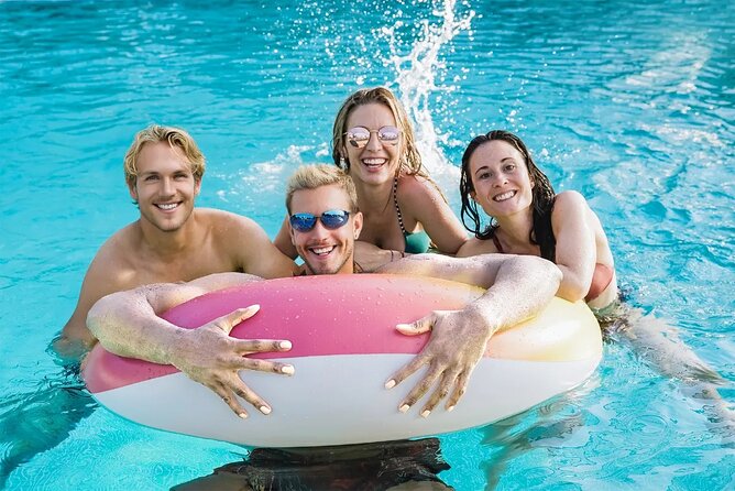 Cozumel: Water Park Adventure, Buffet & Open Bar at KUZÁ Beach - Buffet lunch and the open bar