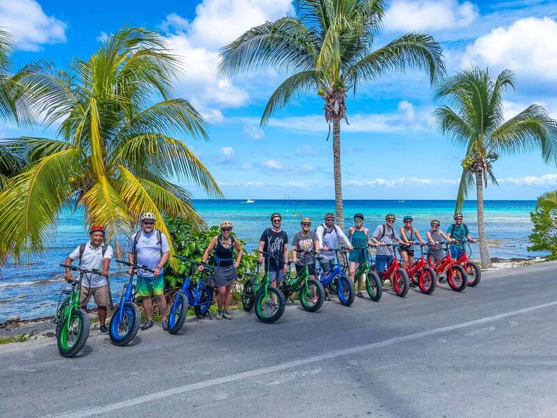 Cozumel: West Coast E-Bike and Snorkeling Tour - Lunch and free time at the beach club
