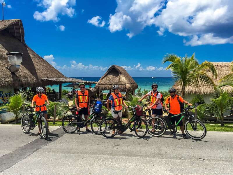 Cozumel: West Coast E-Bike and Snorkeling Tour - Getting started near Calle 5 Sur