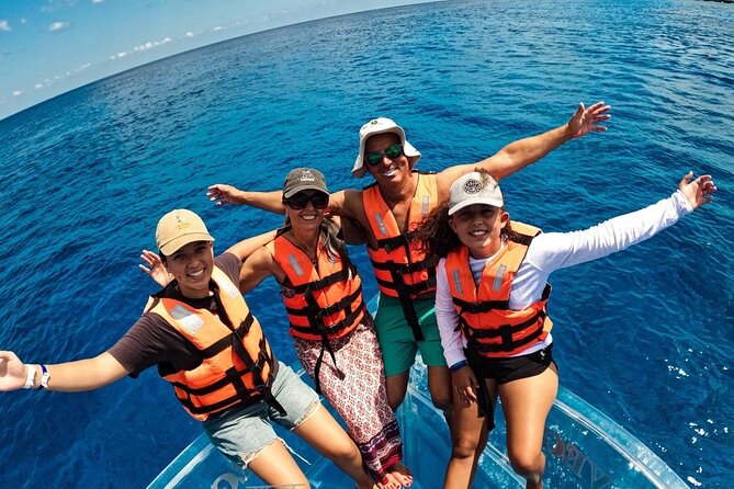 Crystal Boat Trip and Snorkeling Tour from Cozumel - Legos Reef and the 15-minute snorkel
