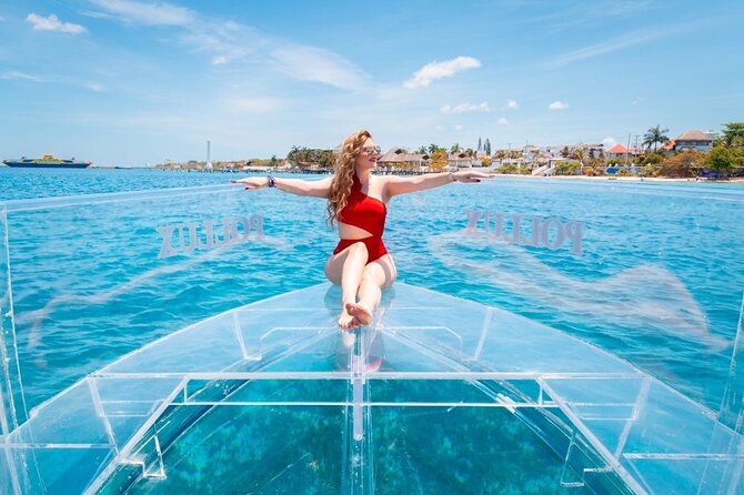 Discover Cozumel in a Transparent Boat! - Cancellation and timing details