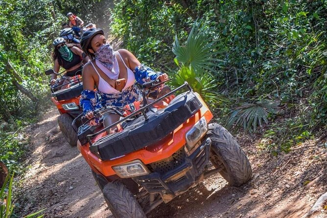 Discover the El Cedral town on ATVs: extreme adventure in Cozumel - Jade Cenote: One Hour in Clear, Cool Water
