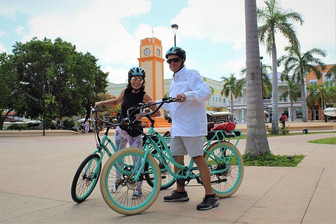 E-Bike City Tour though Cozumel & Taco Tasting Tour - Beach time at Sand Dollar Sports