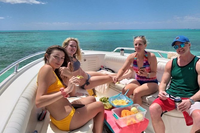 "First Lady" Private Snorkel & El Cielo Sandbar Combo - Leaving Cozumel’s cruise area