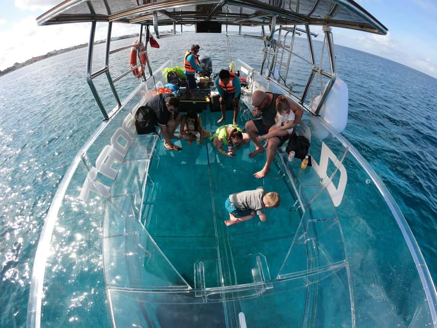From Cozumel: Invisible Boat Snorkeling Tour - The first 30 minutes: safety briefing and coastal views
