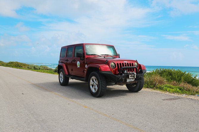 Jeep Exploration & All Inclusive Tortugas Beach Break (Private) - Driving your own Jeep around Cozumel