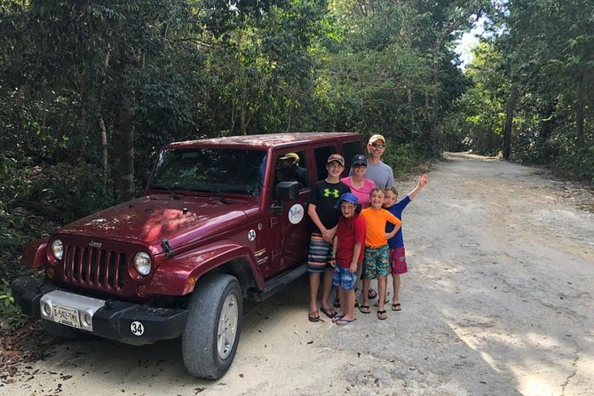 Jungle Jeep Adventure to Mayan Caves, Cenote and Snorkel - A busy Cozumel day for about $65
