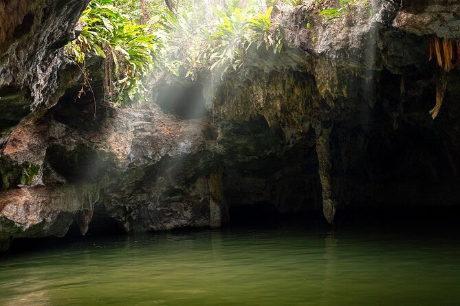 Off Road ATV Tour with Caverns, Cedral & Beach Time with Transfer - El Cedral, Jade Cavern, and the Chempita cenote