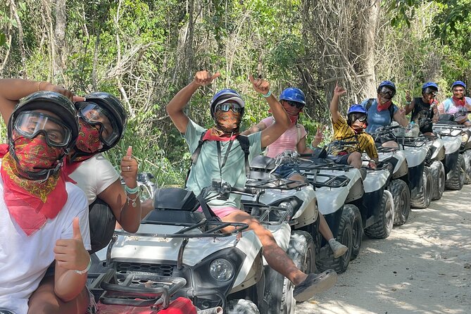 Off Road in Cozumel with ATVs, El Cedral Ruins and Cenote - Riding from El Cedral into the jungle