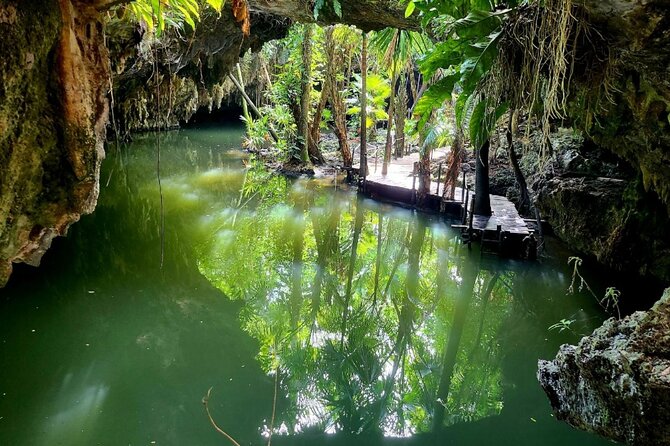 Off Road Ride to El Cedral town and Cenote Jade on ATVs - Tequila tasting after the water stop