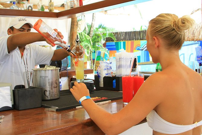 Playa Uvas Open Bar Exclusive Pass - Settling in by the pool, hammocks, and shore