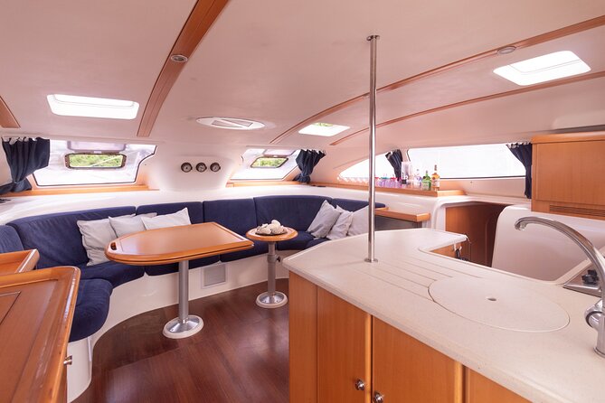 Private 6 Hrs 47 ft. Catamaran Snorkel & Cielo Charter (30p. max) - Meeting the First Lady crew in San Miguel
