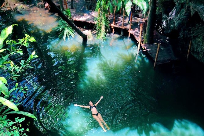 Private Buggy & ATV Tour to Jade Cavern Cenote: All-Inclusive - Playa Chen Rio’s natural pool
