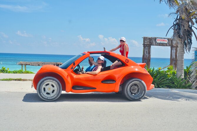 Private Buggy Tour in Cozumel, Snorkel & Lunch: All Inclusive - San Martín Beach: open views and the included lunch