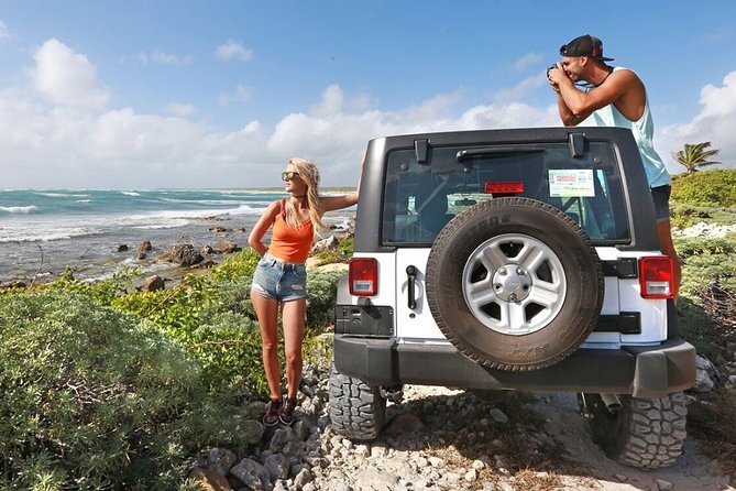 Private Jeep Experience Snorkel Tour, Cenote & Punta Sur Eco Park - The private beach club and shore snorkeling