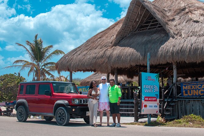 Private Jeep or Buggy Tour Snorkeling Maya Park and Tacos - San Martin Beach and tacos beside the sea