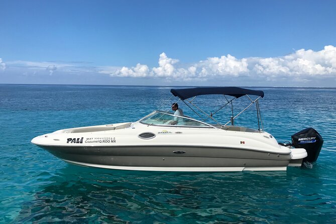 Private snorkeling with 23ft Sea Ray in San Miguel de Cozumel - What the $765 price really buys you