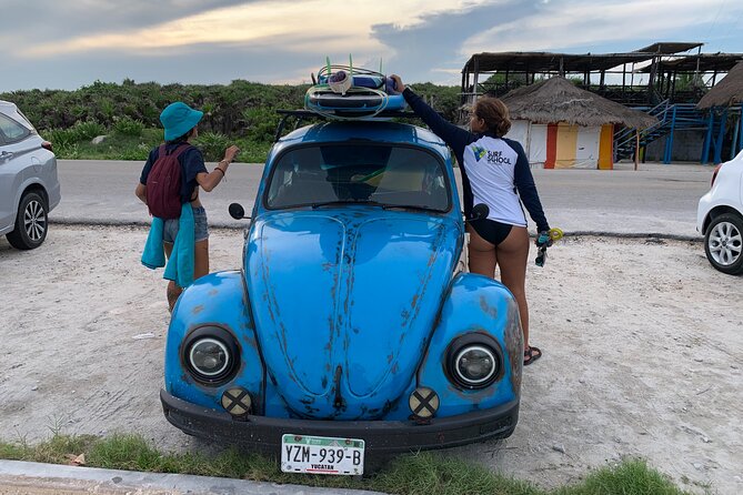Surf Lesson in Cozumel - Snack, water, and the return ride