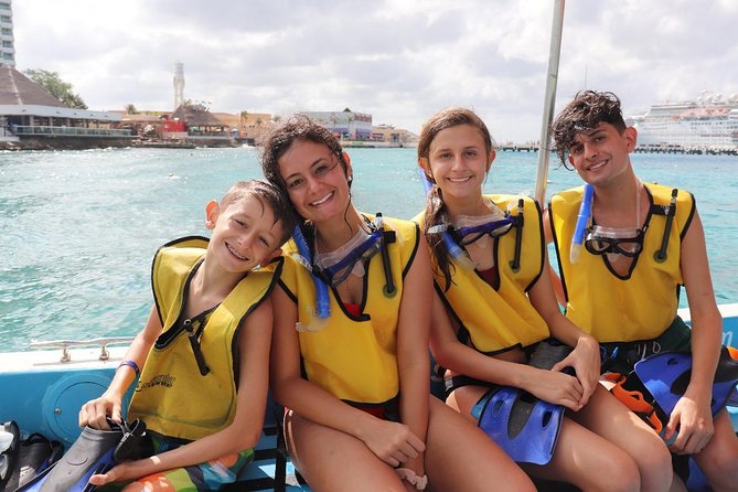 VIP Private Glass Bottom Boat and Snorkeling, 3 Reefs in Cozumel - A close-to-port start at El Cid