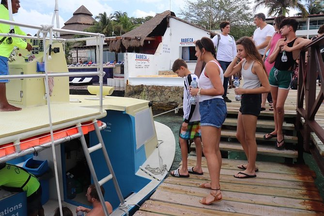 VIP Private Glass Bottom Boat and Snorkeling, 3 Reefs in Cozumel - Villa Blanca Wall: your first look below the surface