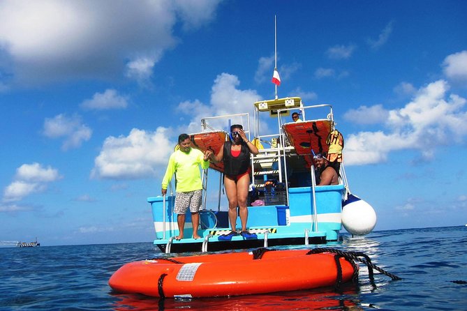 VIP Private Glass Bottom Boat and Snorkeling, 3 Reefs in Cozumel - Paraiso Reef in two parts